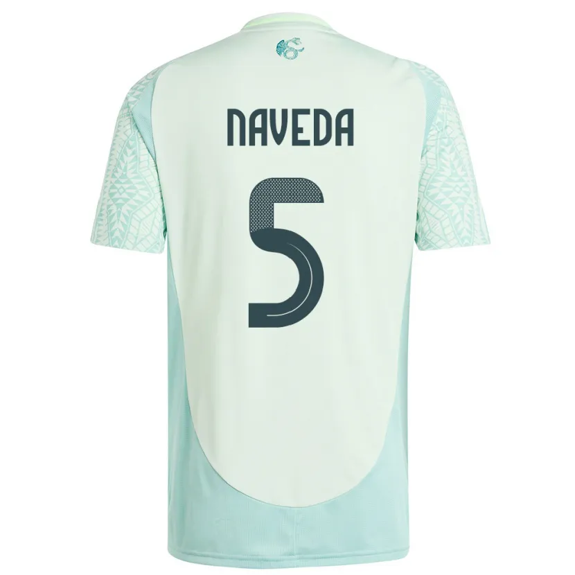 Danxen Kid Mexico Santiago Naveda #5 Linen Green Away Jersey 24-26 T-Shirt