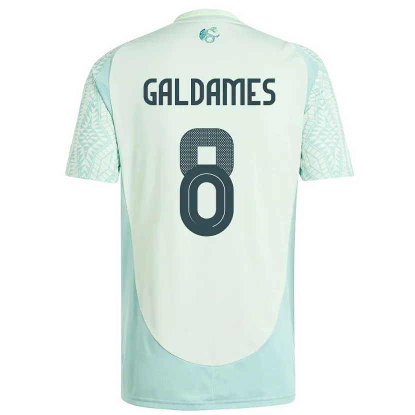 Danxen Kid Mexico Benjamin Galdames #8 Linen Green Away Jersey 24-26 T-Shirt