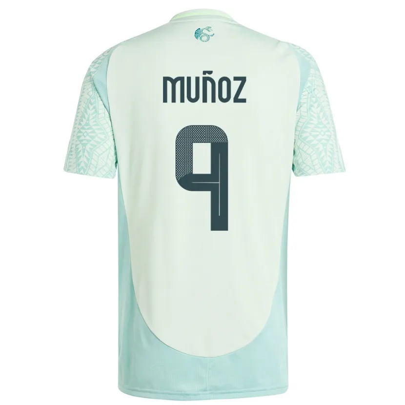 Danxen Kid Mexico Santiago Munoz #9 Linen Green Away Jersey 24-26 T-Shirt