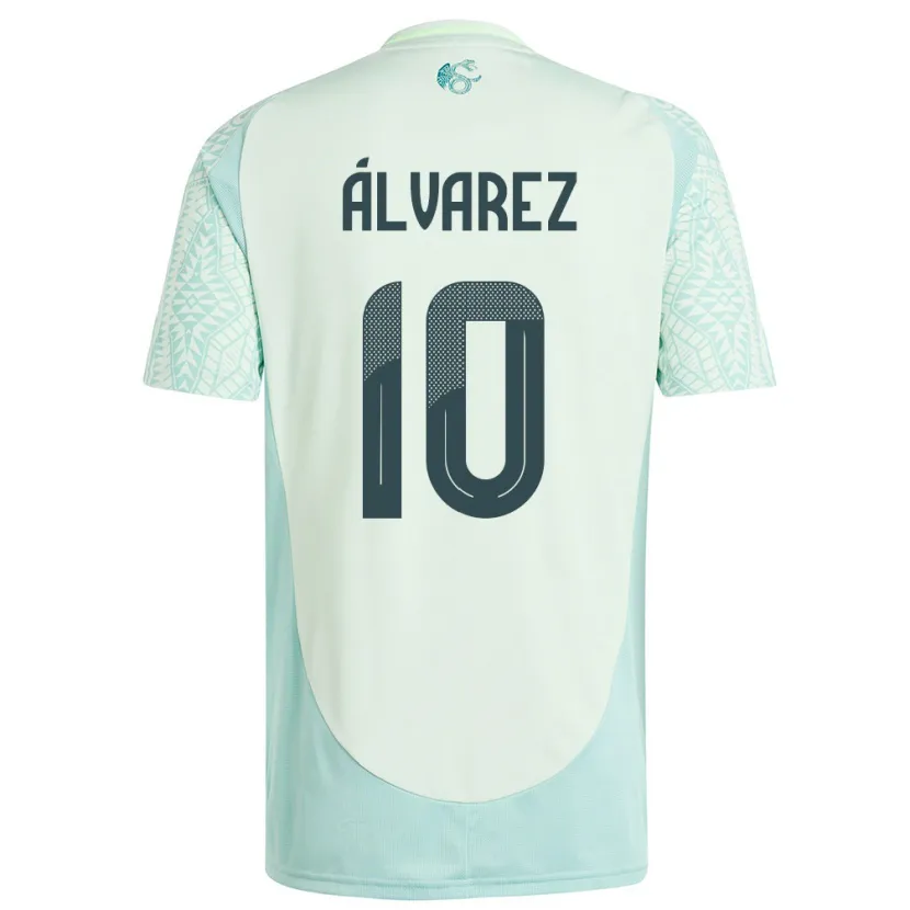 Danxen Kid Mexico Efrain Alvarez #10 Linen Green Away Jersey 24-26 T-Shirt