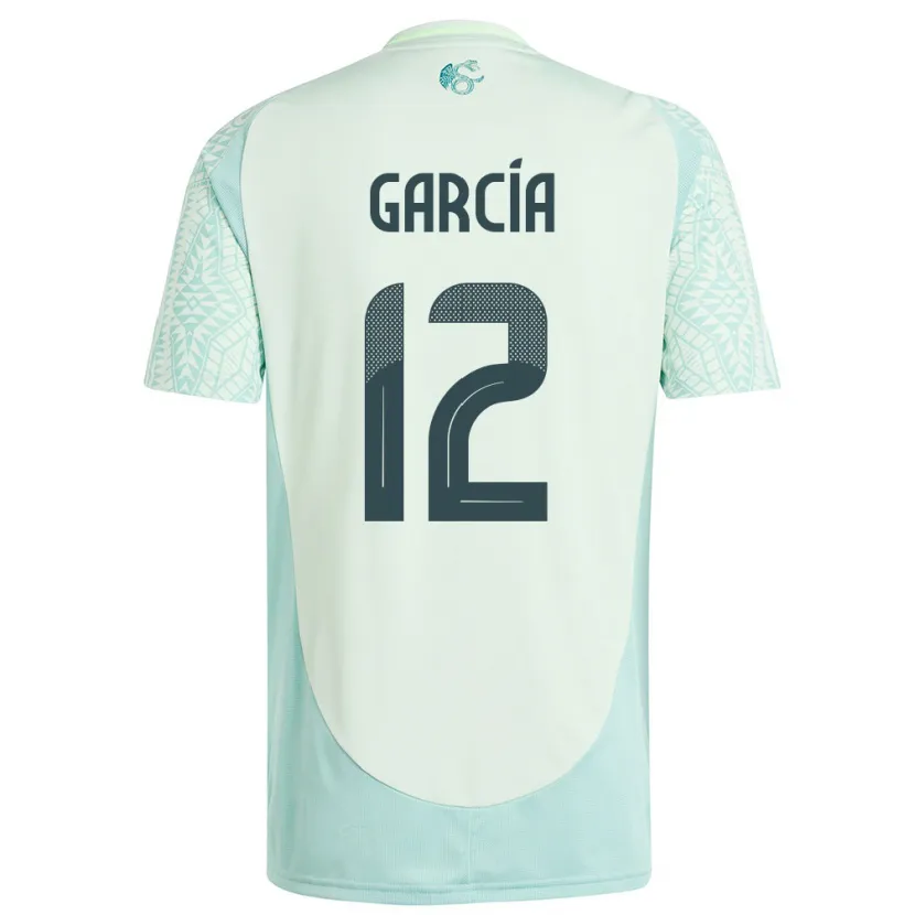 Danxen Kid Mexico Eduardo Garcia #12 Linen Green Away Jersey 24-26 T-Shirt