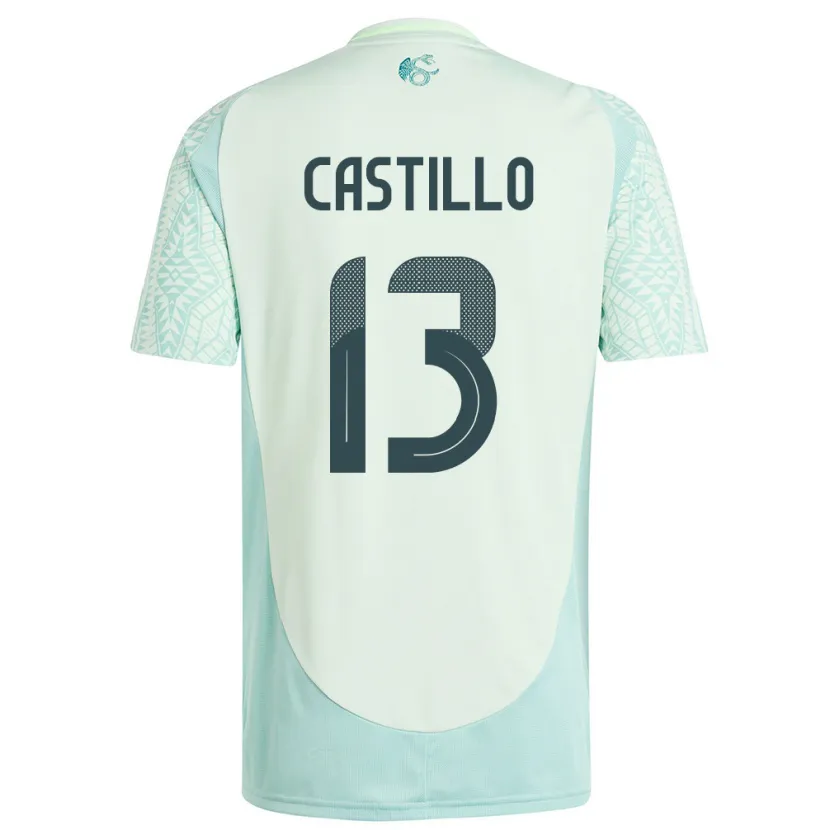 Danxen Kid Mexico Jose Castillo #13 Linen Green Away Jersey 24-26 T-Shirt