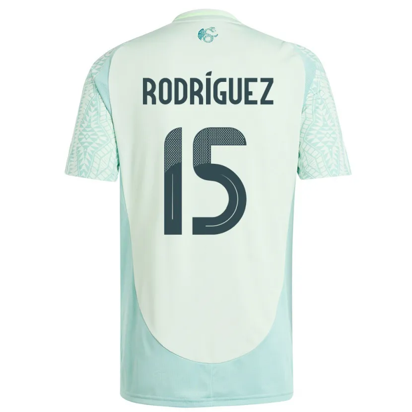 Danxen Kid Mexico Jorge Rodriguez #15 Linen Green Away Jersey 24-26 T-Shirt