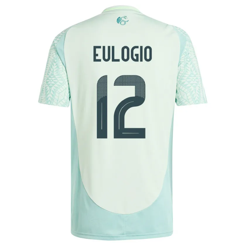 Danxen Kid Mexico Jose Eulogio #12 Linen Green Away Jersey 24-26 T-Shirt