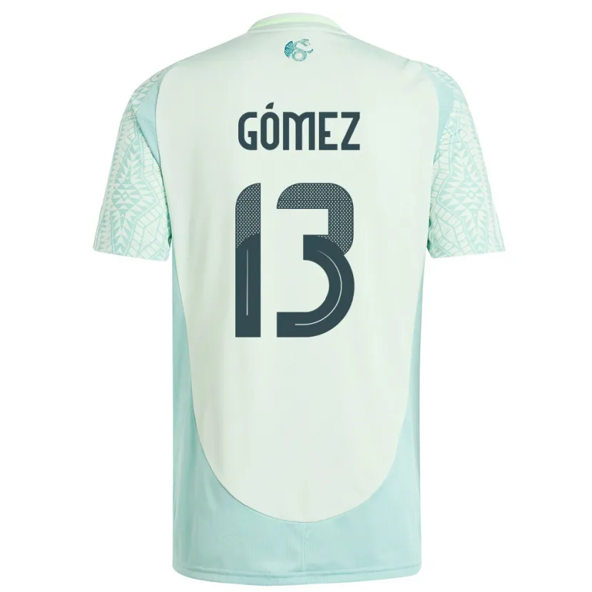 Danxen Kid Mexico Diego Gomez #13 Linen Green Away Jersey 24-26 T-Shirt