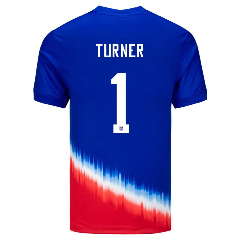 Danxen Kid United States Matt Turner #1 Blue Away Jersey 24-26 T-Shirt