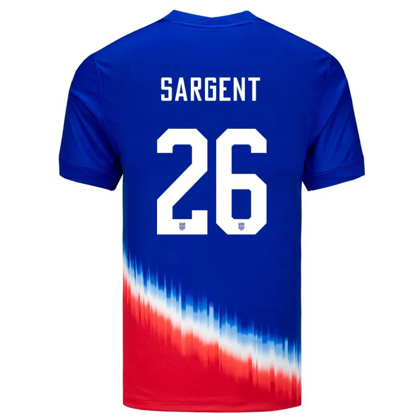 Danxen Kid United States Josh Sargent #26 Blue Away Jersey 24-26 T-Shirt