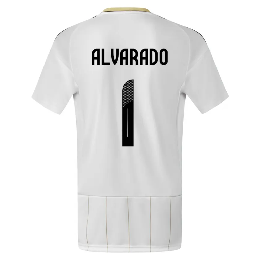 Danxen Kid Costa Rica Esteban Alvarado #1 White Away Jersey 24-26 T-Shirt