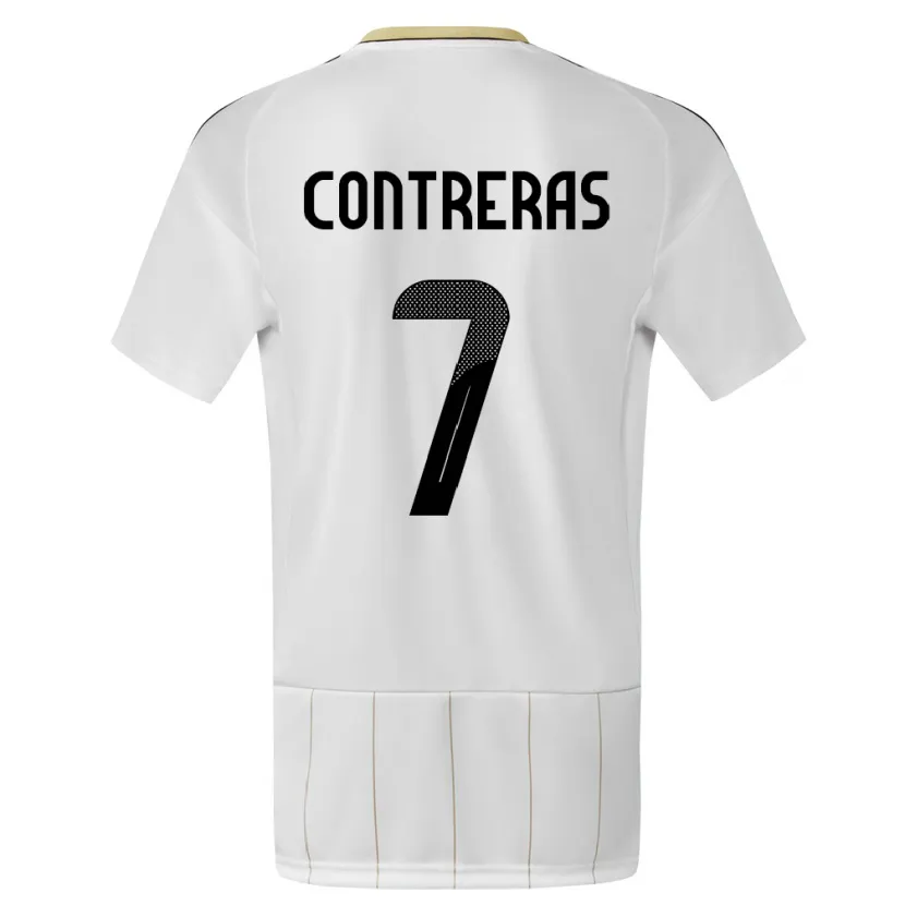 Danxen Kid Costa Rica Anthony Contreras #7 White Away Jersey 24-26 T-Shirt