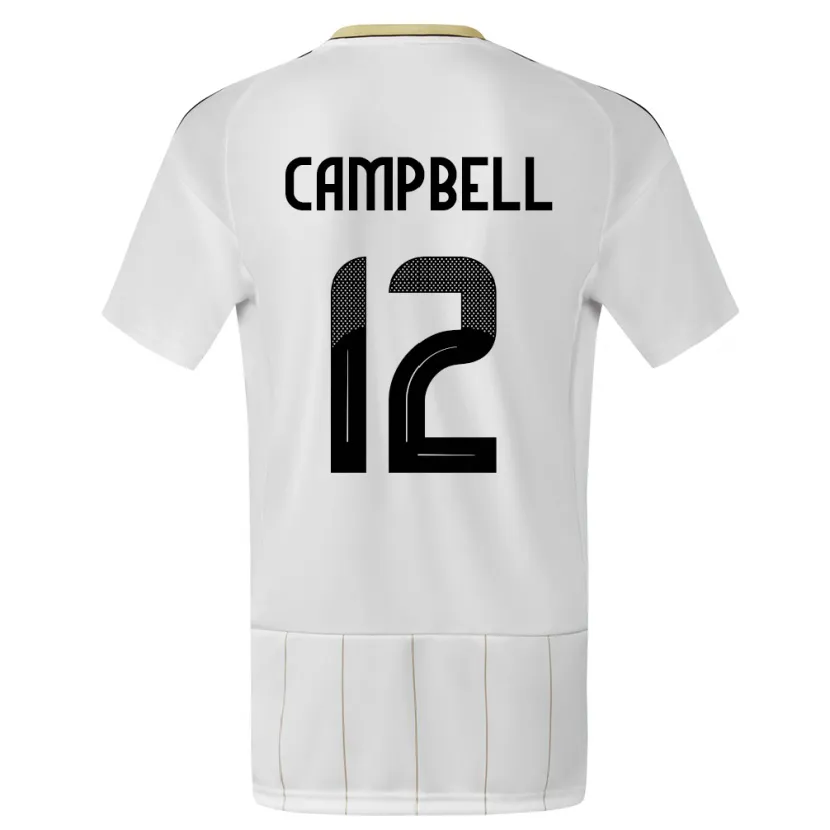 Danxen Kid Costa Rica Joel Campbell #12 White Away Jersey 24-26 T-Shirt