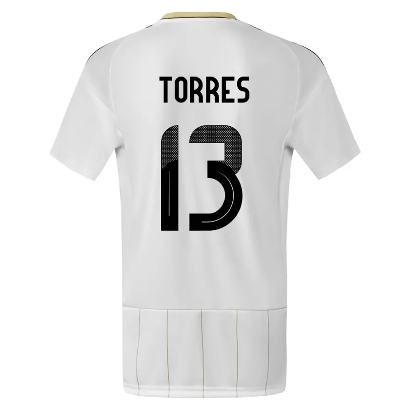 Danxen Kid Costa Rica Gerson Torres #13 White Away Jersey 24-26 T-Shirt