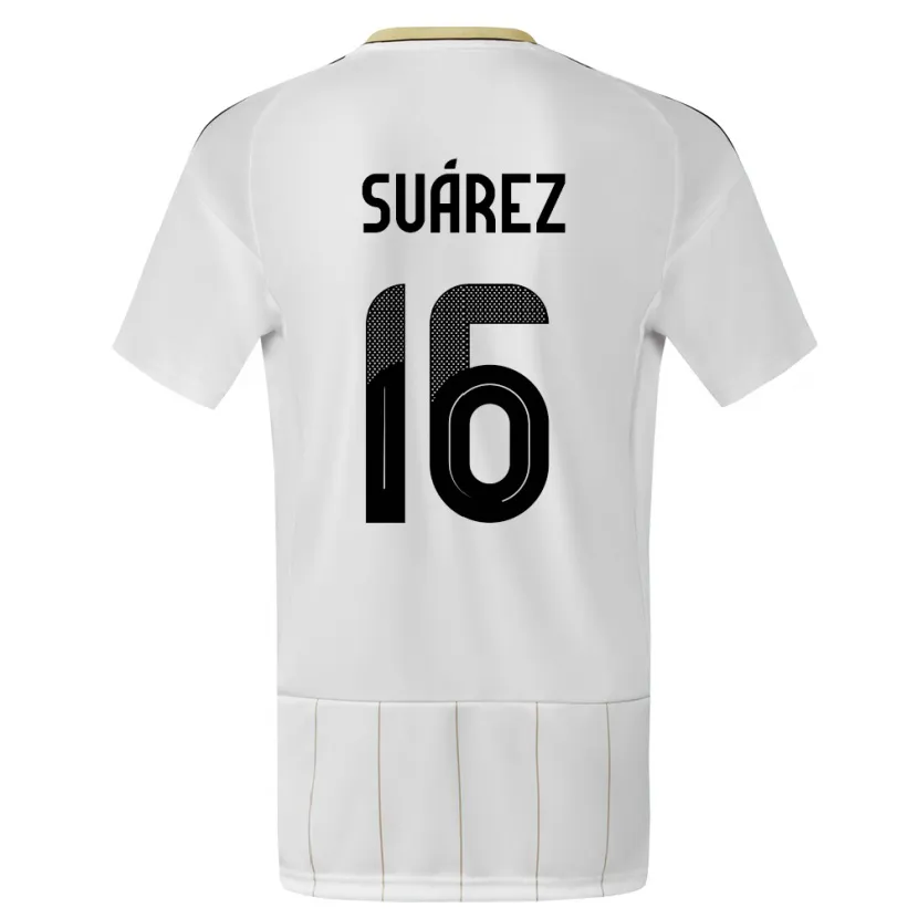 Danxen Kid Costa Rica Aaron Suarez #16 White Away Jersey 24-26 T-Shirt