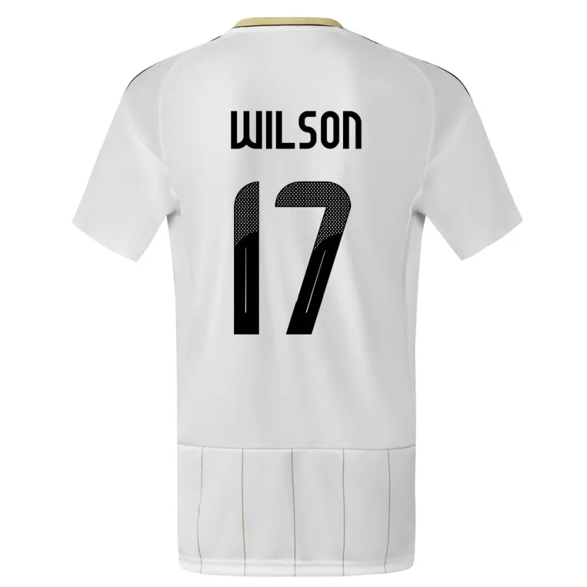 Danxen Kid Costa Rica Roan Wilson #17 White Away Jersey 24-26 T-Shirt