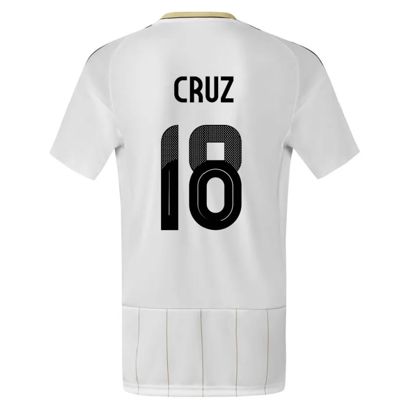 Danxen Kid Costa Rica Aaron Cruz #18 White Away Jersey 24-26 T-Shirt