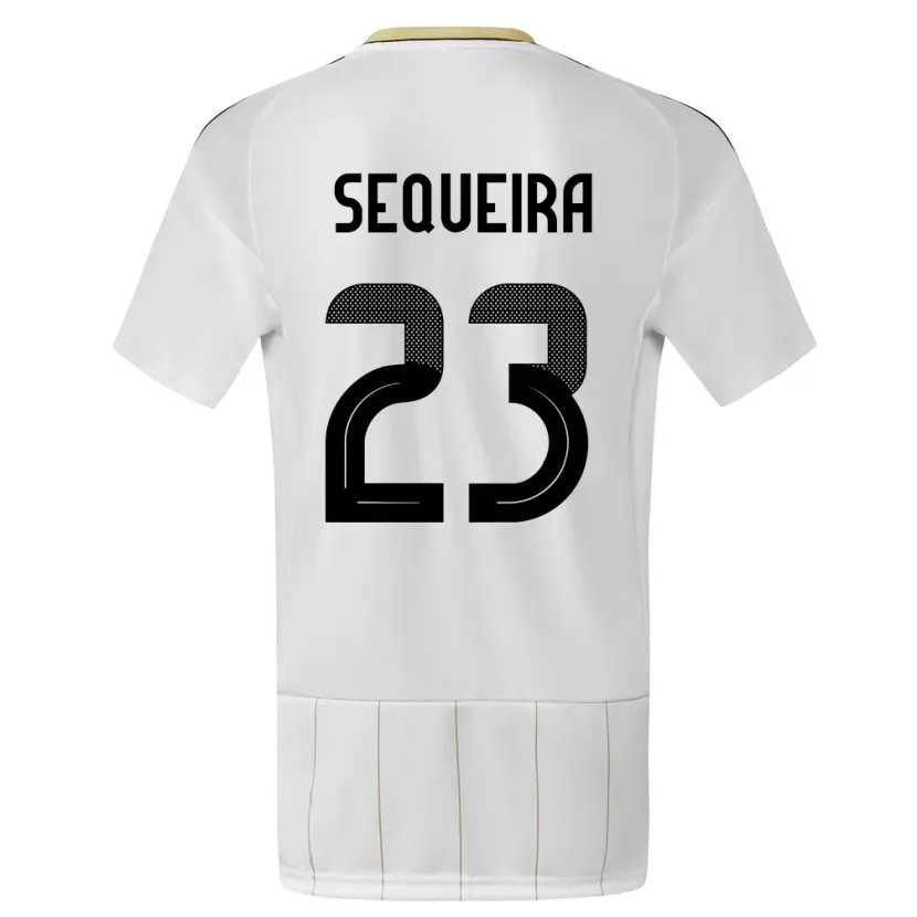 Danxen Kid Costa Rica Patrick Sequeira #23 White Away Jersey 24-26 T-Shirt