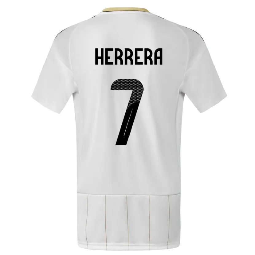 Danxen Kid Costa Rica Melissa Herrera #7 White Away Jersey 24-26 T-Shirt