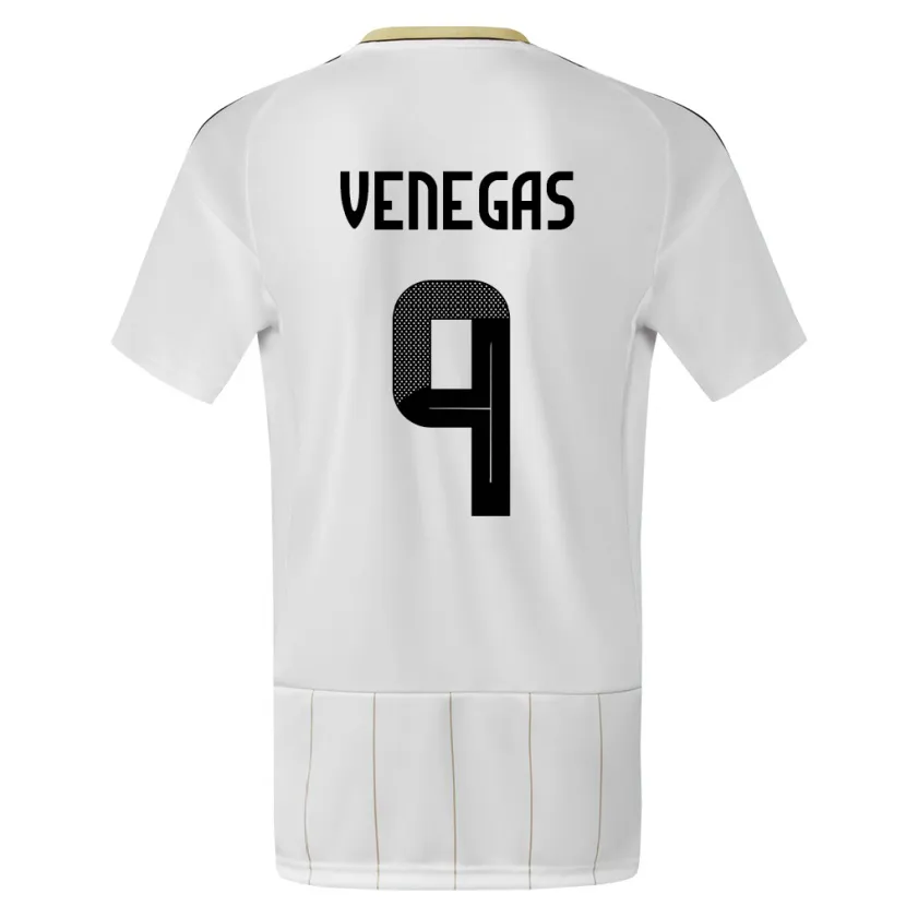 Danxen Kid Costa Rica Carolina Venegas #9 White Away Jersey 24-26 T-Shirt