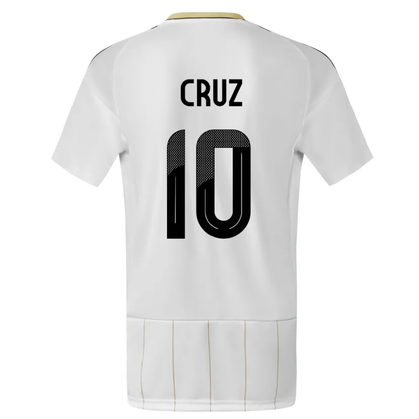 Danxen Kid Costa Rica Shirley Cruz #10 White Away Jersey 24-26 T-Shirt