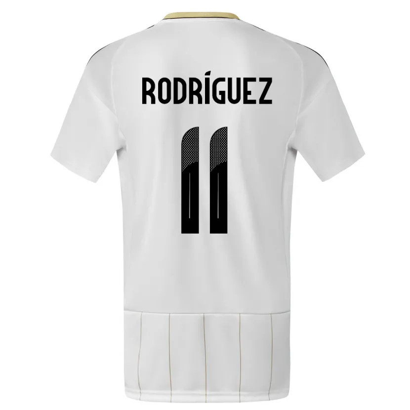 Danxen Kid Costa Rica Raquel Rodriguez #11 White Away Jersey 24-26 T-Shirt