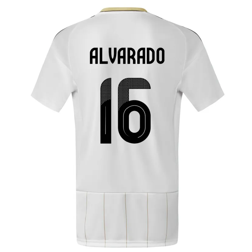 Danxen Kid Costa Rica Katherine Alvarado #16 White Away Jersey 24-26 T-Shirt