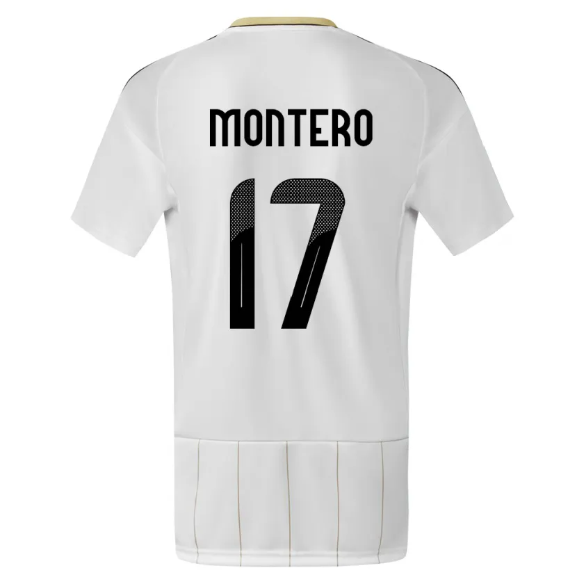 Danxen Kid Costa Rica Michelle Montero #17 White Away Jersey 24-26 T-Shirt