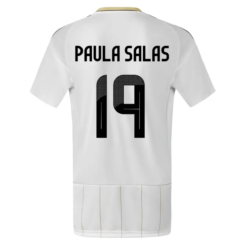 Danxen Kid Costa Rica Maria Paula Salas #19 White Away Jersey 24-26 T-Shirt