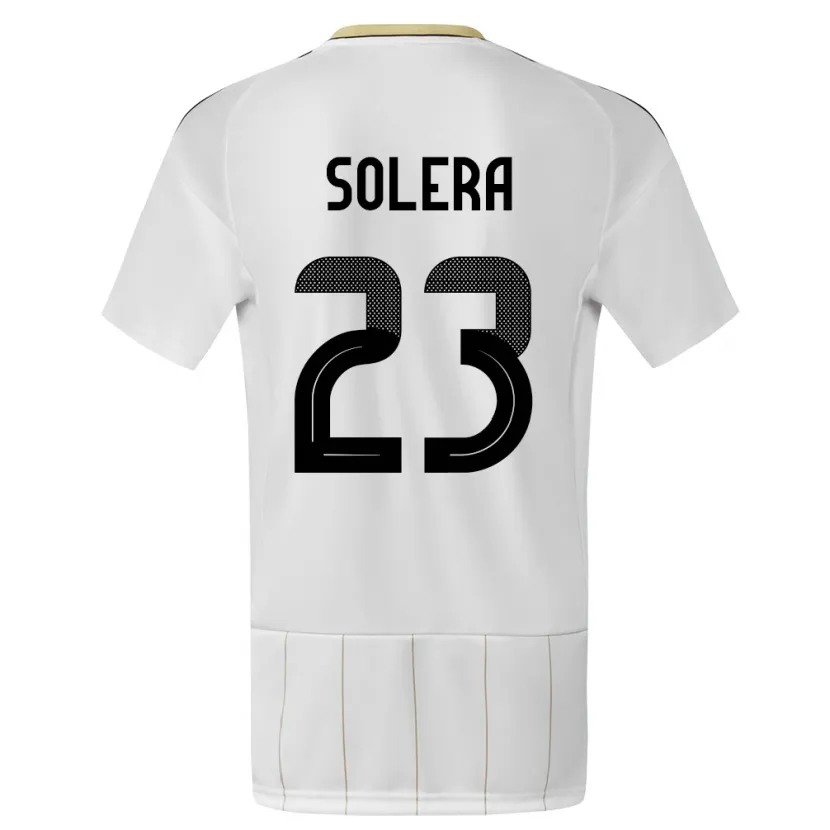 Danxen Kid Costa Rica Daniela Solera #23 White Away Jersey 24-26 T-Shirt