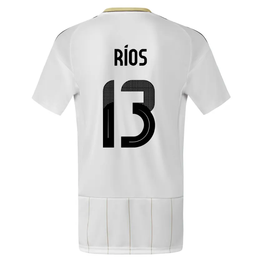 Danxen Kid Costa Rica Keral Rios #13 White Away Jersey 24-26 T-Shirt