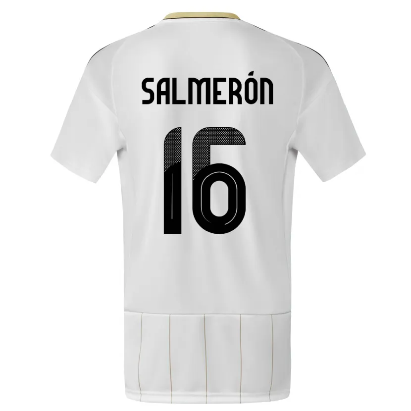 Danxen Kid Costa Rica Andrey Salmeron #16 White Away Jersey 24-26 T-Shirt