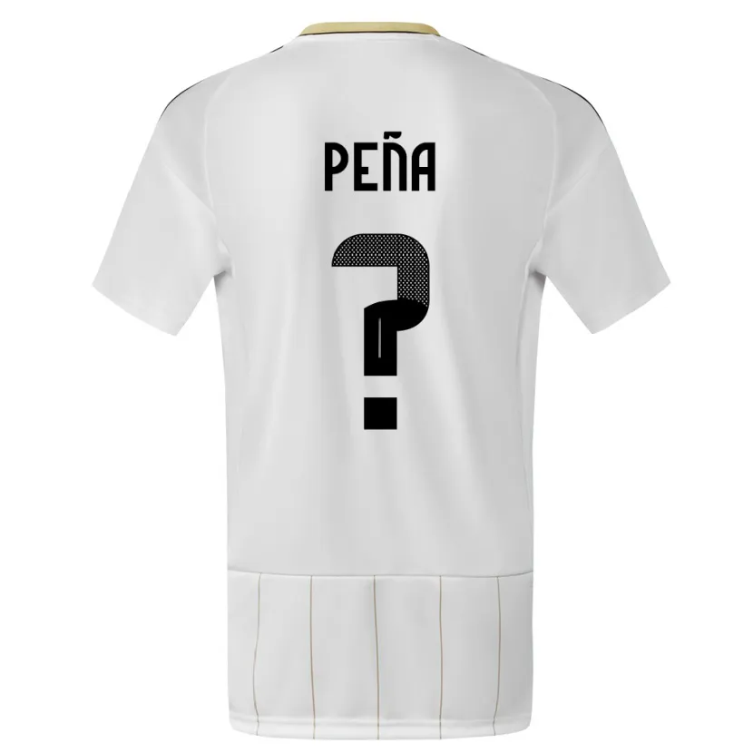 Danxen Kid Costa Rica Randy Pena #0 White Away Jersey 24-26 T-Shirt