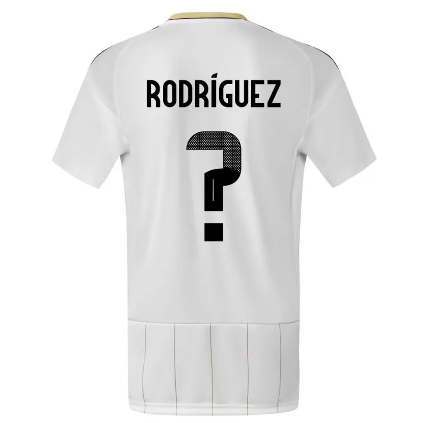 Danxen Kid Costa Rica Bradley Rodriguez #0 White Away Jersey 24-26 T-Shirt