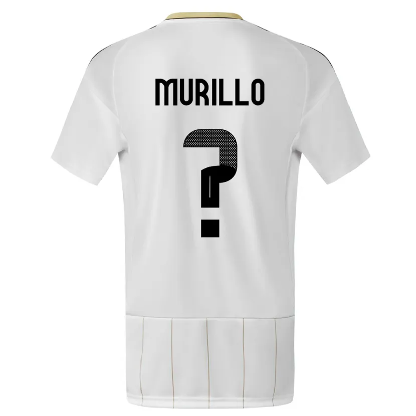 Danxen Kid Costa Rica Isaac Murillo #0 White Away Jersey 24-26 T-Shirt