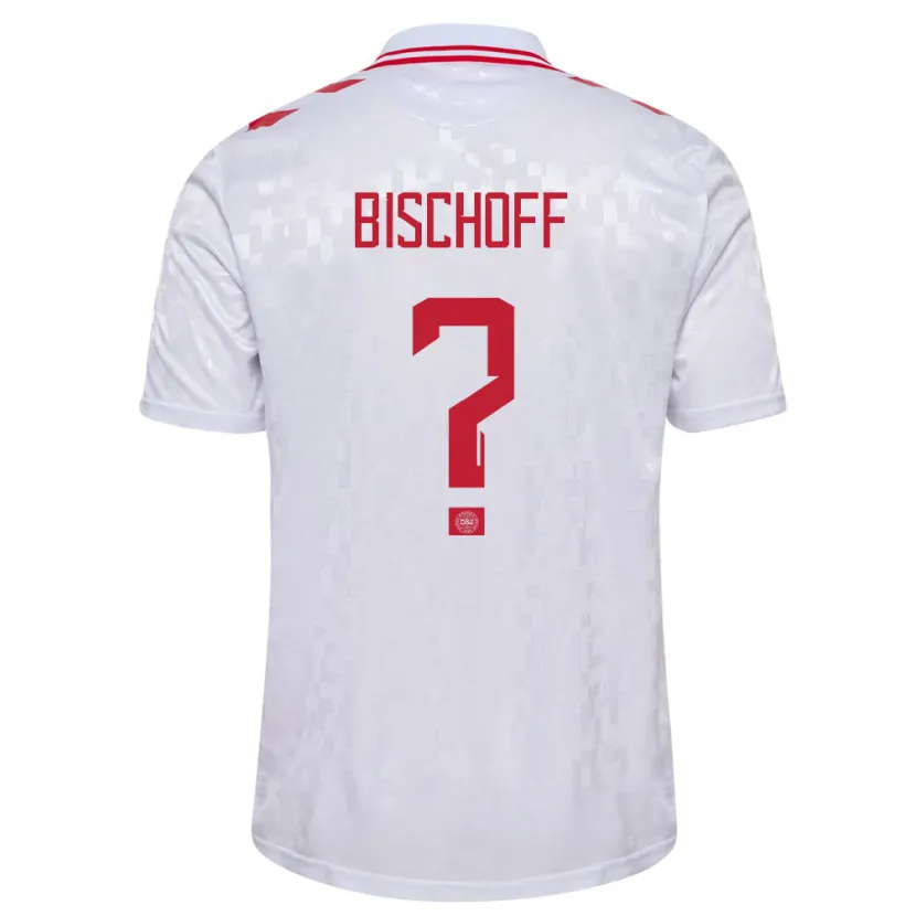 Danxen Kid Denmark Clement Bischoff #0 White Away Jersey 24-26 T-Shirt