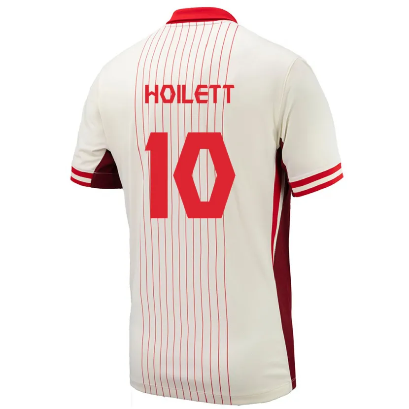 Danxen Kid Canada David Junior Hoilett #10 White Away Jersey 24-26 T-Shirt