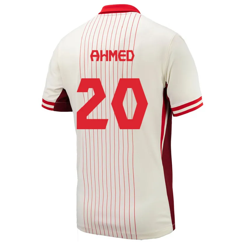 Danxen Kid Canada Ali Ahmed #20 White Away Jersey 24-26 T-Shirt