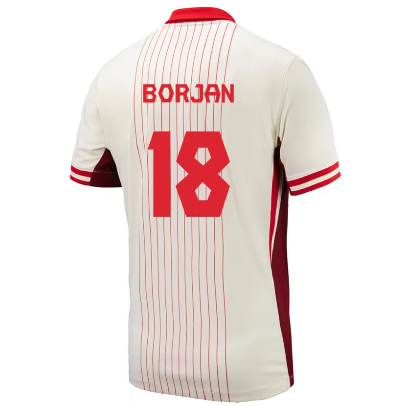 Danxen Kid Canada Milan Borjan #18 White Away Jersey 24-26 T-Shirt