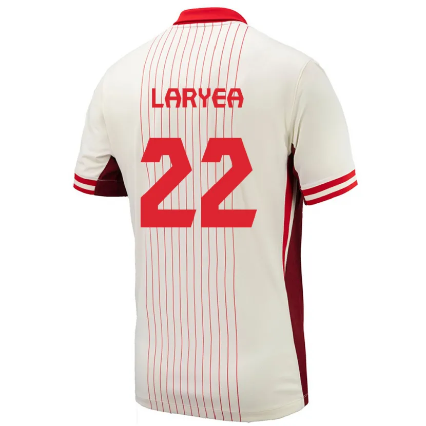 Danxen Kid Canada Richie Laryea #22 White Away Jersey 24-26 T-Shirt