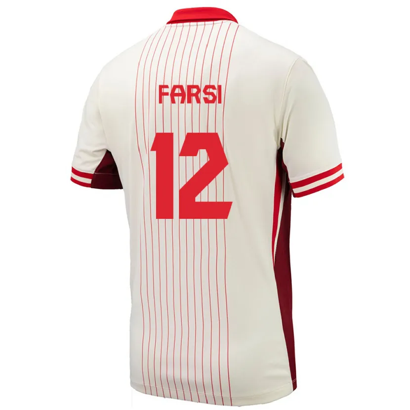 Danxen Kid Canada Mohamed Farsi #12 White Away Jersey 24-26 T-Shirt