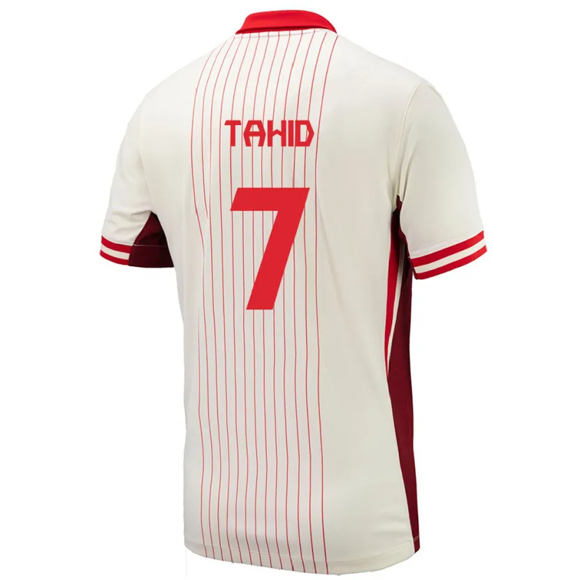 Danxen Kid Canada Taryck Tahid #7 White Away Jersey 24-26 T-Shirt