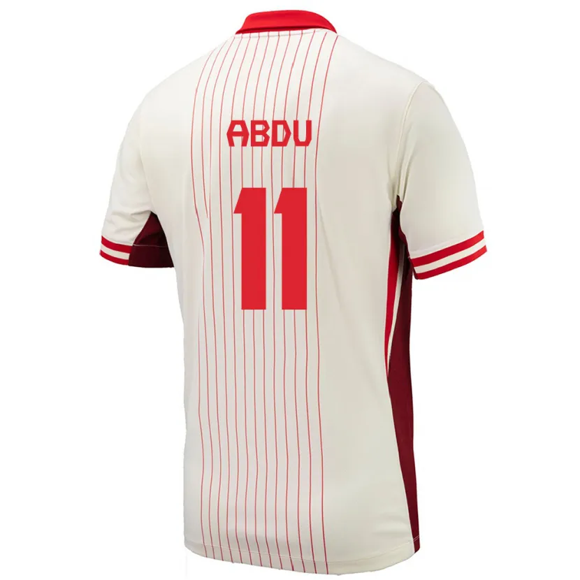 Danxen Kid Canada Latifah Abdu #11 White Away Jersey 24-26 T-Shirt