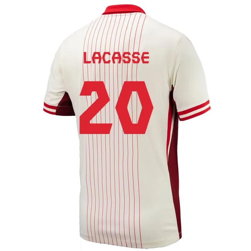 Danxen Kid Canada Cloé Lacasse #20 White Away Jersey 24-26 T-Shirt