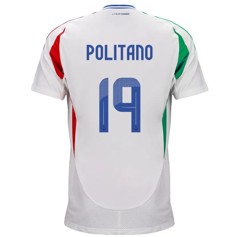 Danxen Kid Italy Matteo Politano #19 White Away Jersey 24-26 T-Shirt