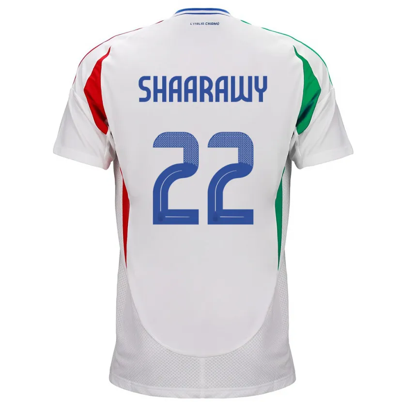 Danxen Kid Italy Stephan El Shaarawy #22 White Away Jersey 24-26 T-Shirt