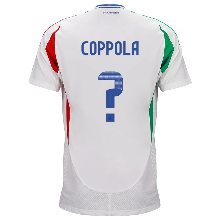 Danxen Kid Italy Diego Coppola #0 White Away Jersey 24-26 T-Shirt