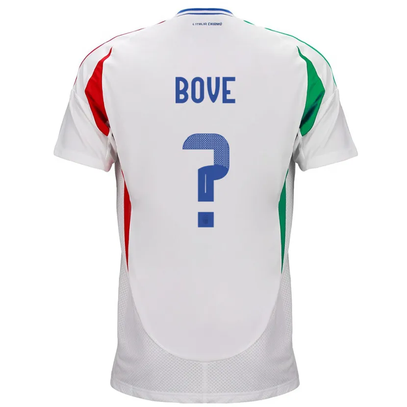 Danxen Kid Italy Edoardo Bove #0 White Away Jersey 24-26 T-Shirt