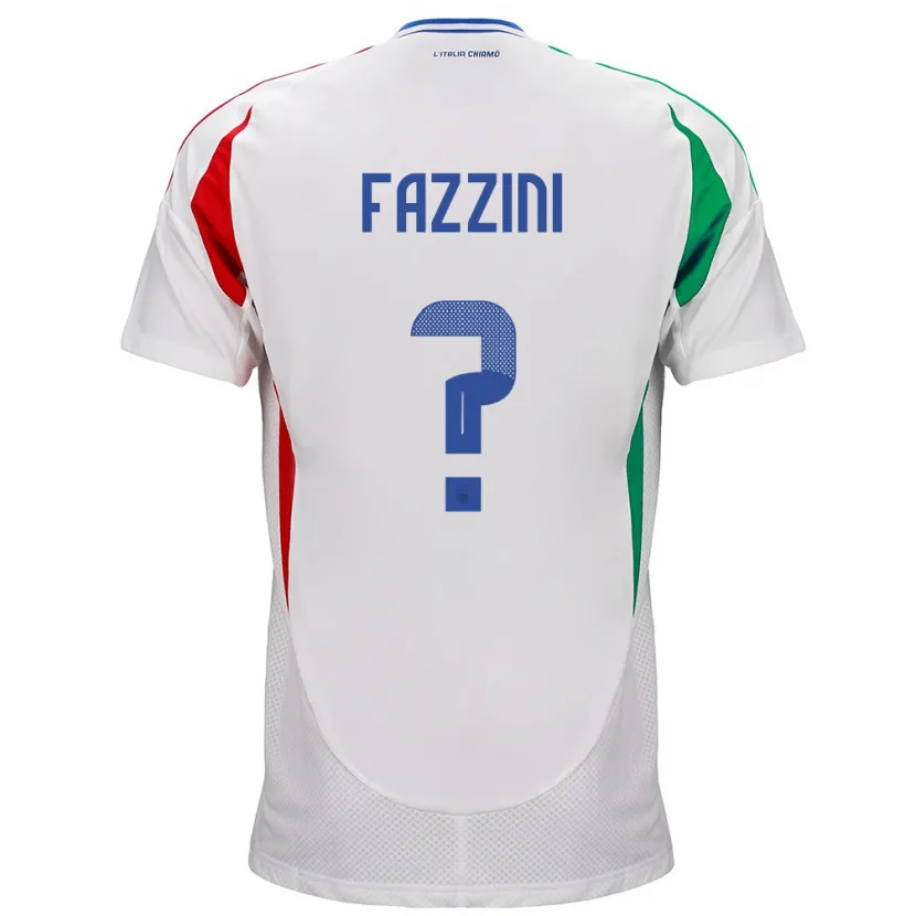 Danxen Kid Italy Jacopo Fazzini #0 White Away Jersey 24-26 T-Shirt