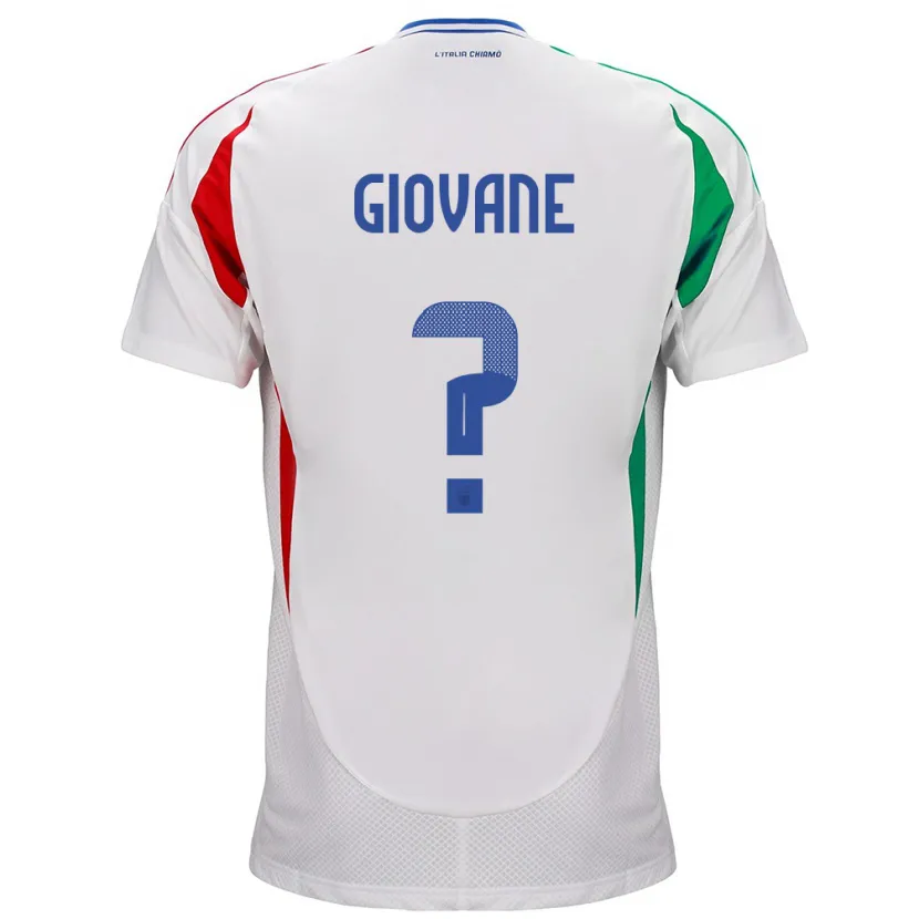 Danxen Kid Italy Samuel Giovane #0 White Away Jersey 24-26 T-Shirt