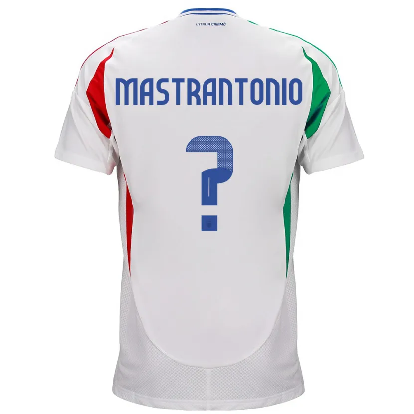 Danxen Kid Italy Davide Mastrantonio #0 White Away Jersey 24-26 T-Shirt