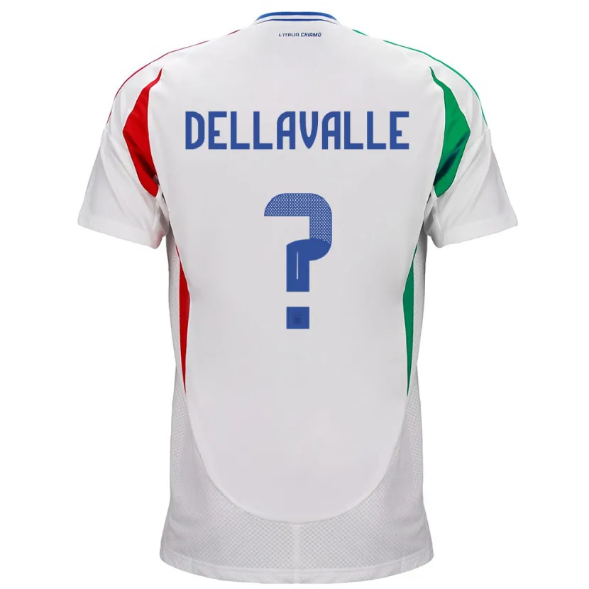 Danxen Kid Italy Alessandro Dellavalle #0 White Away Jersey 24-26 T-Shirt