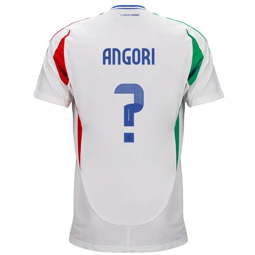 Danxen Kid Italy Samuele Angori #0 White Away Jersey 24-26 T-Shirt